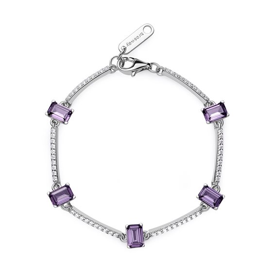 Bracciale Brosway Donna FANCY MAGIC PURPLE in Argento Cubic Zirconia FMP06 - FMP06